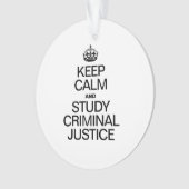 GARDER LE CALME ET ÉTUDIER LA JUSTICE PÉNALE (devant)