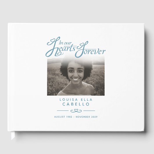 Garder le livre commémoratif dans nos coeurs blanc (Recto)