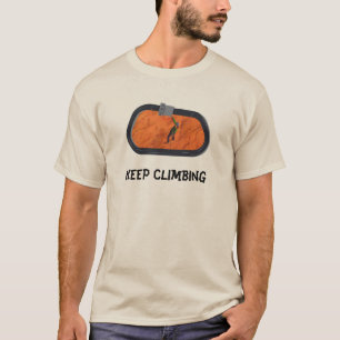 Garder le T-shirt des hommes d'Escalades