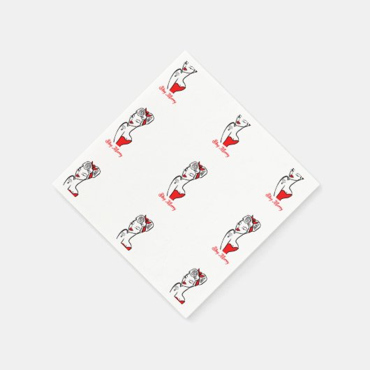 Garder les serviettes en papier Joyeux (Coin)