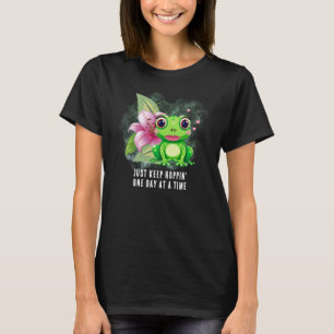 Garder T-Shirt Adulte De La Grenouille Colorée De 