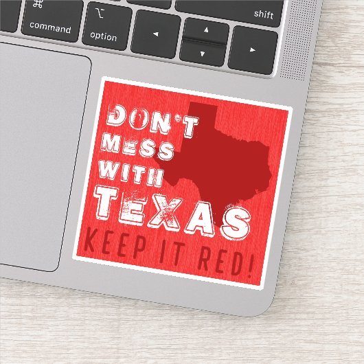 Garder Texas RED autodécal - Texas GOP autocollant (Détail)