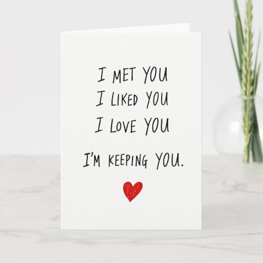 Garder Vous Ma Carte D'Amour (Devant)