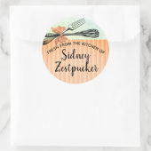 garderobe uit de keuken van sticker (Tas)