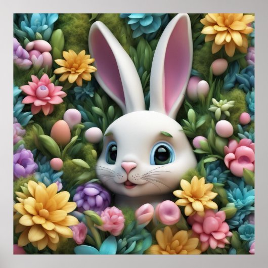 Gardez Bunny design ou design votre propre affiche (Devant)