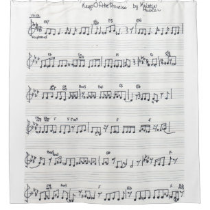 Gardez du rideau en bain de chanson de musique de