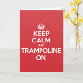 Gardez la carte de note calme de salutation de (Fleur jaune)