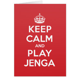 Gardez la carte de note calme de salutation de