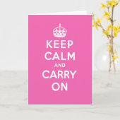 Gardez la carte de voeux calme (Fleur jaune)