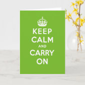 Gardez la carte de voeux calme (Fleur jaune)