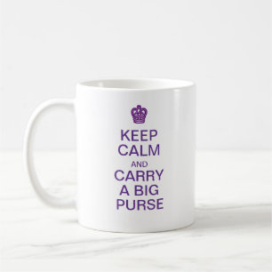 Gardez la grande tasse calme de bourse