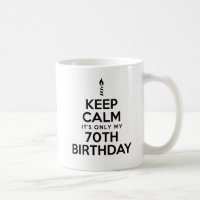 Gardez la soixante-dixième tasse d'anniversaire de