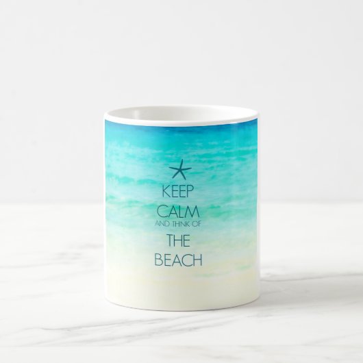 Gardez la tasse calme de plage (Centre)