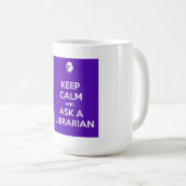 Gardez la tasse calme - pourpre (Devant droit)