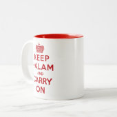 Gardez la tasse de café de calme/Apologetics de (Devant gauche)