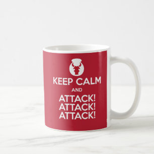 Gardez la tasse de calme et d'Attack3x