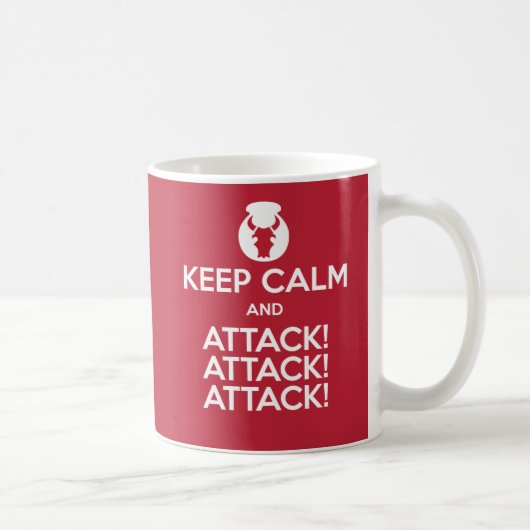 Gardez la tasse de calme et d'Attack3x (Droite)