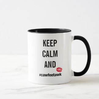 Gardez la tasse de calme et de #cawfeetawk