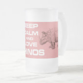 Gardez la tasse de calme et de conception de (Devant droit)