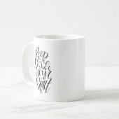 Gardez L'Amour Dans Votre Coeur Mug (Devant gauche)