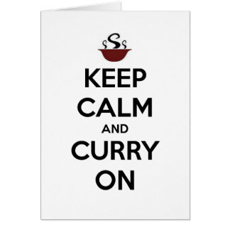 gardez le calme au curry
