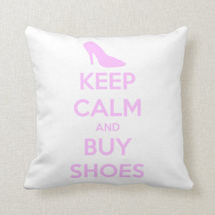 GARDEZ LE CALME ET ACHETEZ DES CHAUSSONS / COUSSIN