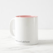 "GARDEZ LE CALME ET AJUSTEZ VOTRE TIARA" Diva Mug (Devant gauche)