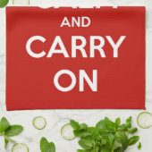 Gardez le calme et continuez la serviette de (Plié)