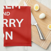 Gardez le calme et continuez la serviette de (Quart Plié)