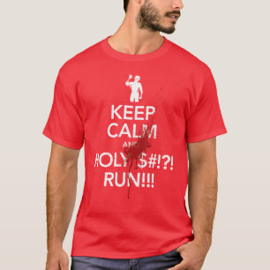 Gardez le calme et COUREZ - le T-shirt unisexe