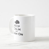 Gardez le calme et cultivez sur la tasse de café (Devant gauche)