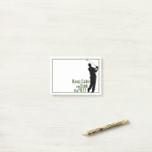 Gardez le calme et enfoncez les notes de post-it (Sur un bureau)