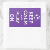 Gardez le calme et jouez sur les autocollants viol (Sac)