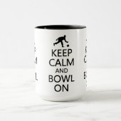 Gardez le calme et la cuvette sur la tasse - pour (Centre)