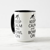 Gardez le calme et la cuvette sur la tasse - pour (Devant gauche)