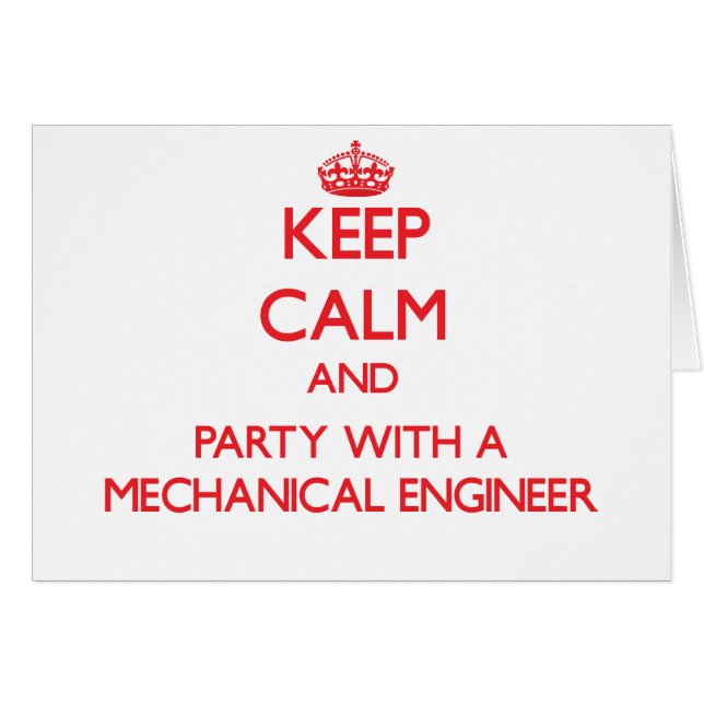 Gardez le calme et la partie avec un ingénieur (Devant horizontal)