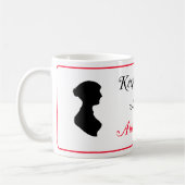 Gardez le calme et l'Austen sur la tasse (Gauche)