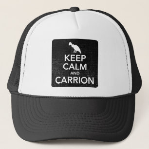Gardez le calme et le casquette de baseball de