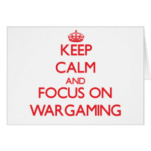 Gardez le calme et le foyer sur le jeu de guerre