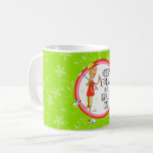 Gardez le calme et le golf sur la tasse (Devant gauche)