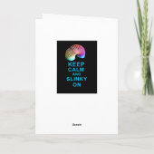 GARDEZ LE CALME ET LE SOUFFLE SUR LA CARTE ANNIVER (Dos)