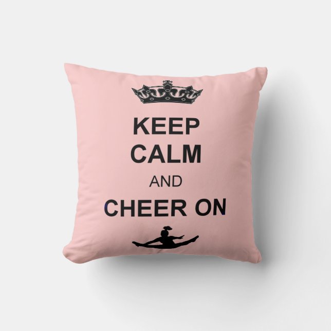 Gardez le calme et l'encouragez sur le coussin (Recto)