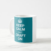 Gardez le calme et l'ouvrez sur la tasse (Devant gauche)