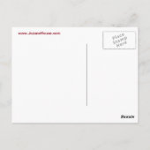 Gardez le calme et magasinez sur la carte postale (Dos)