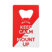 Gardez le calme et montez l'ouvreur de bouteille (Devant)