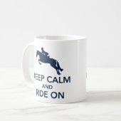 Gardez le calme et montez sur la tasse de marine (Devant gauche)