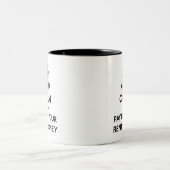 Gardez le calme et payez-moi votre tasse d'argent (Centre)