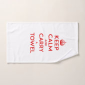 Gardez le calme et portez la serviette d'a [main], (Serviette à main)