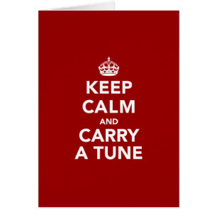 Gardez le calme et portez un air