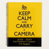 Gardez le calme et portez un planificateur de camé (Devant)